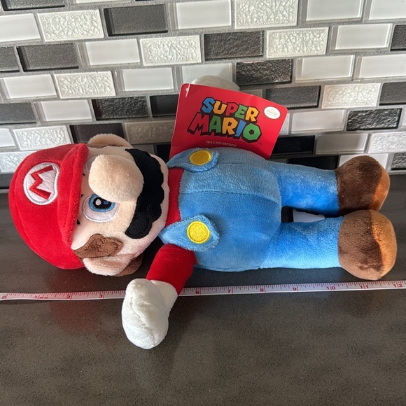 Super Mario Bros. MARIO Plush Toy Doll 12” Official Nintendo Licensed BRAND NEW - Picture 12 of 12